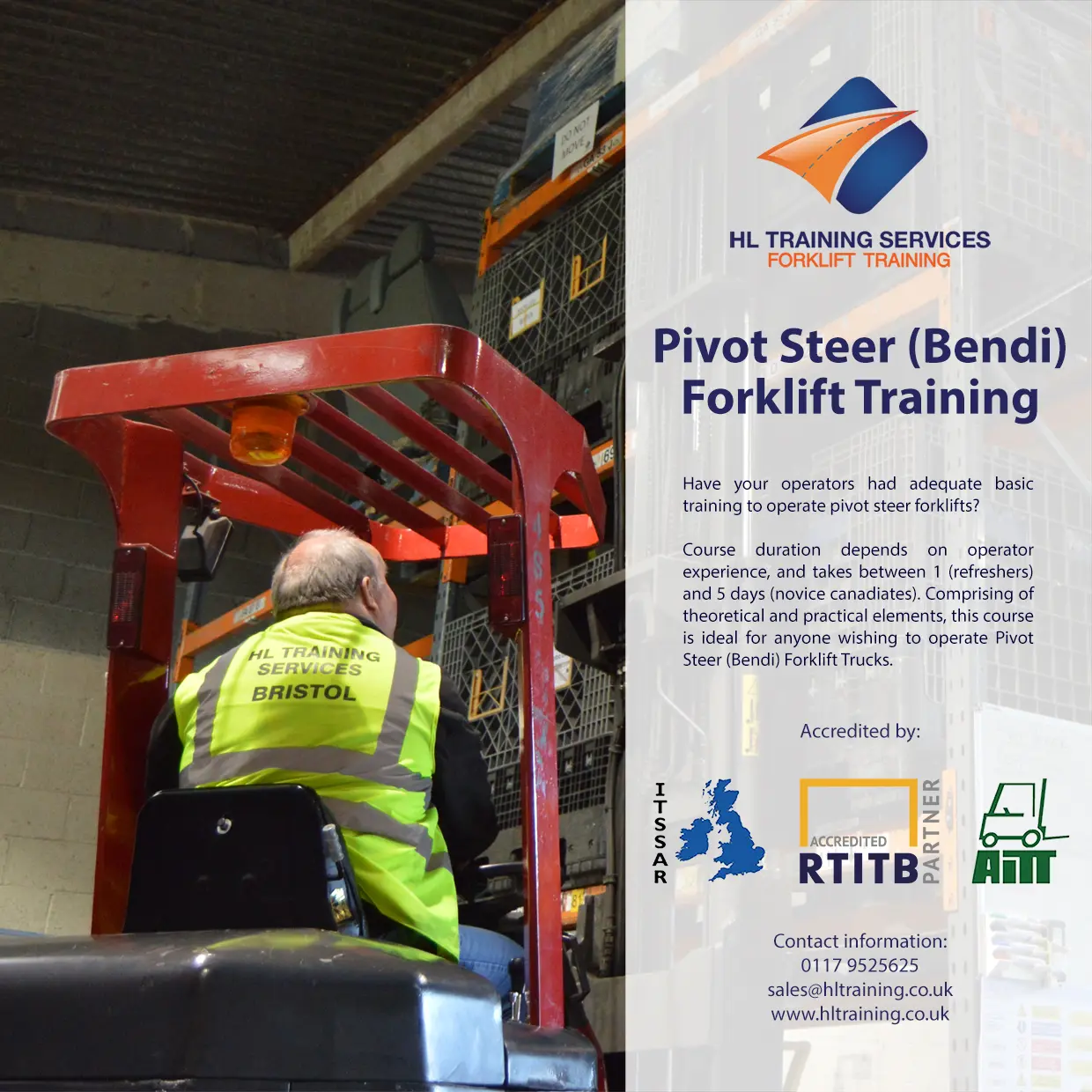 Pivot Steer Bendi Forklift Training